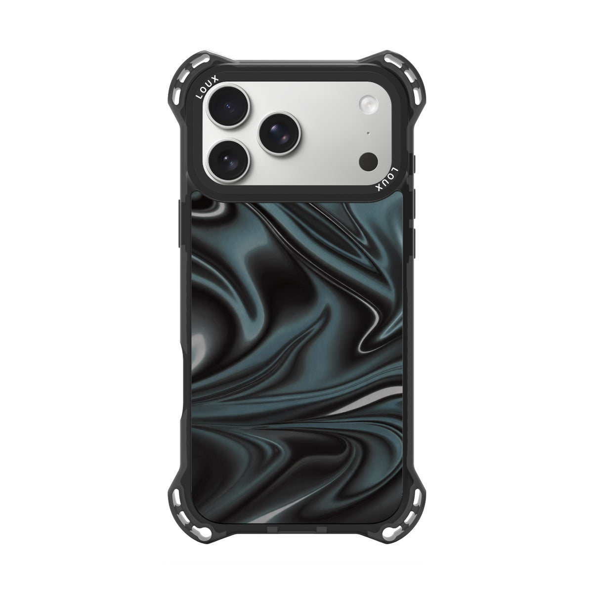 Capa Dark Silk Para iPhone Obsidian Loux