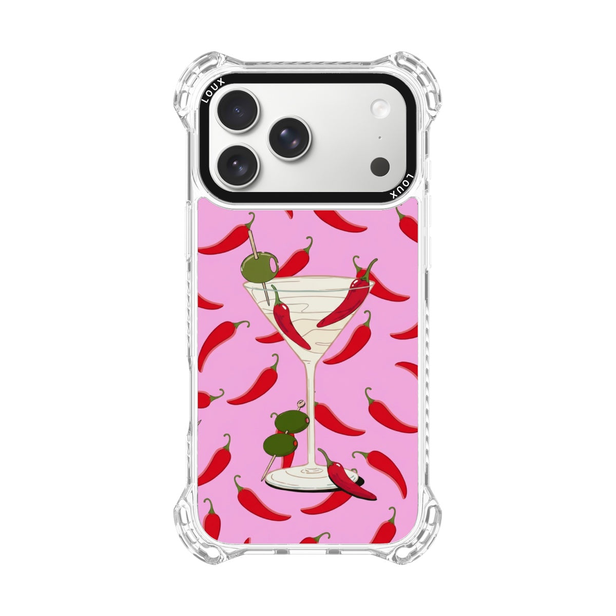 Capa Chili Sip Para iPhone Obsidian Loux
