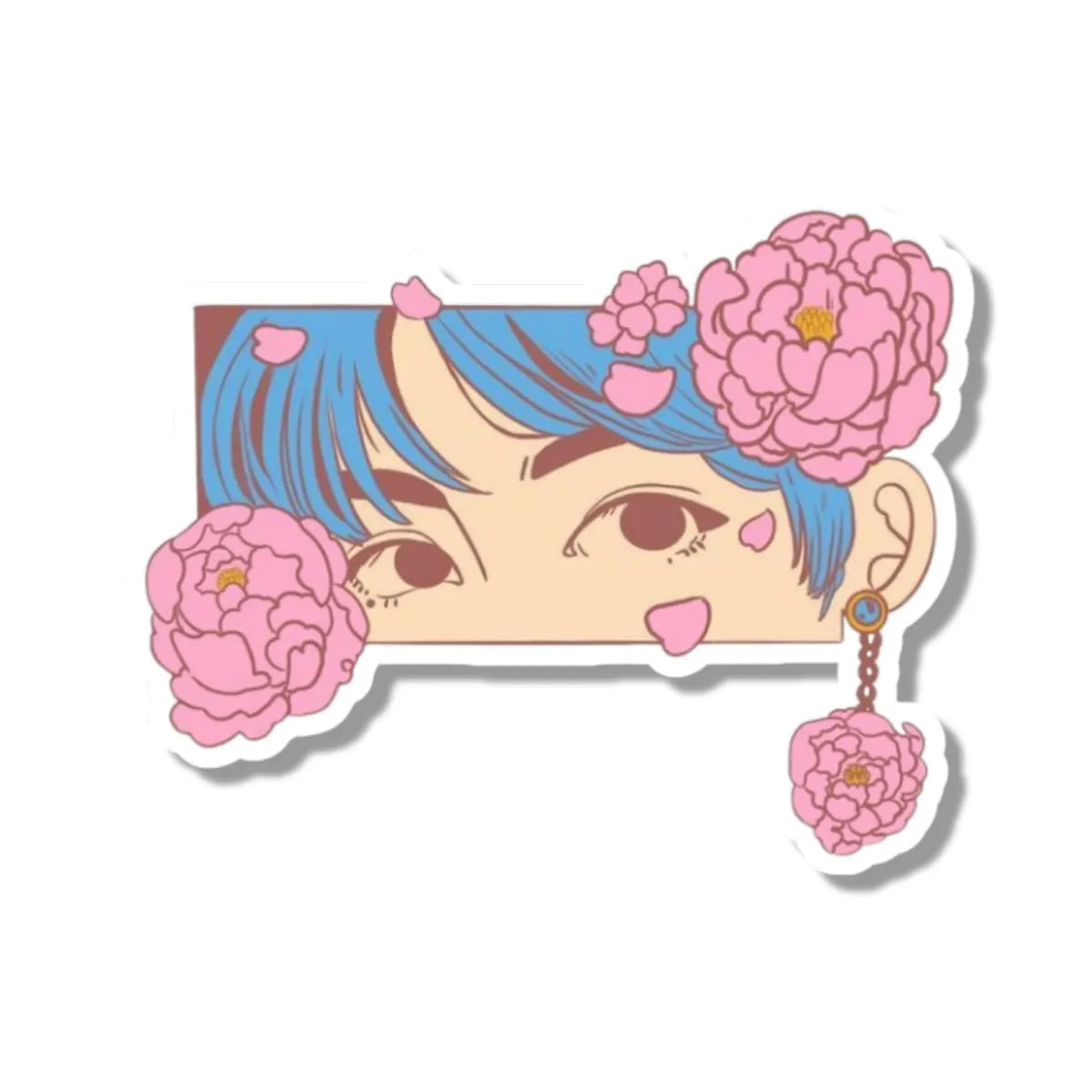 Adesivo Olhar de Peônias