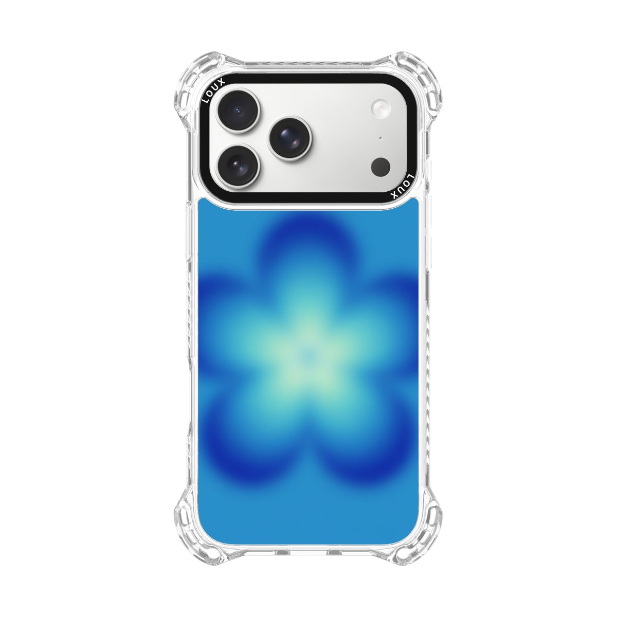 Capa Azure Bloom Para iPhone Obsidian Loux
