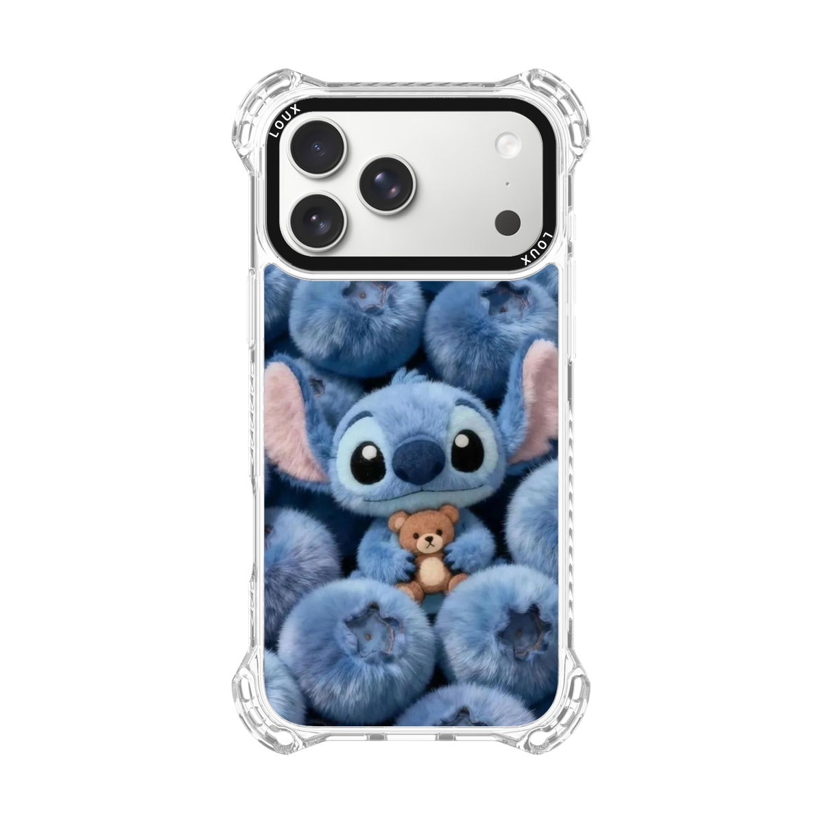 Capa Doce Stitch Para iPhone Obsidian Loux
