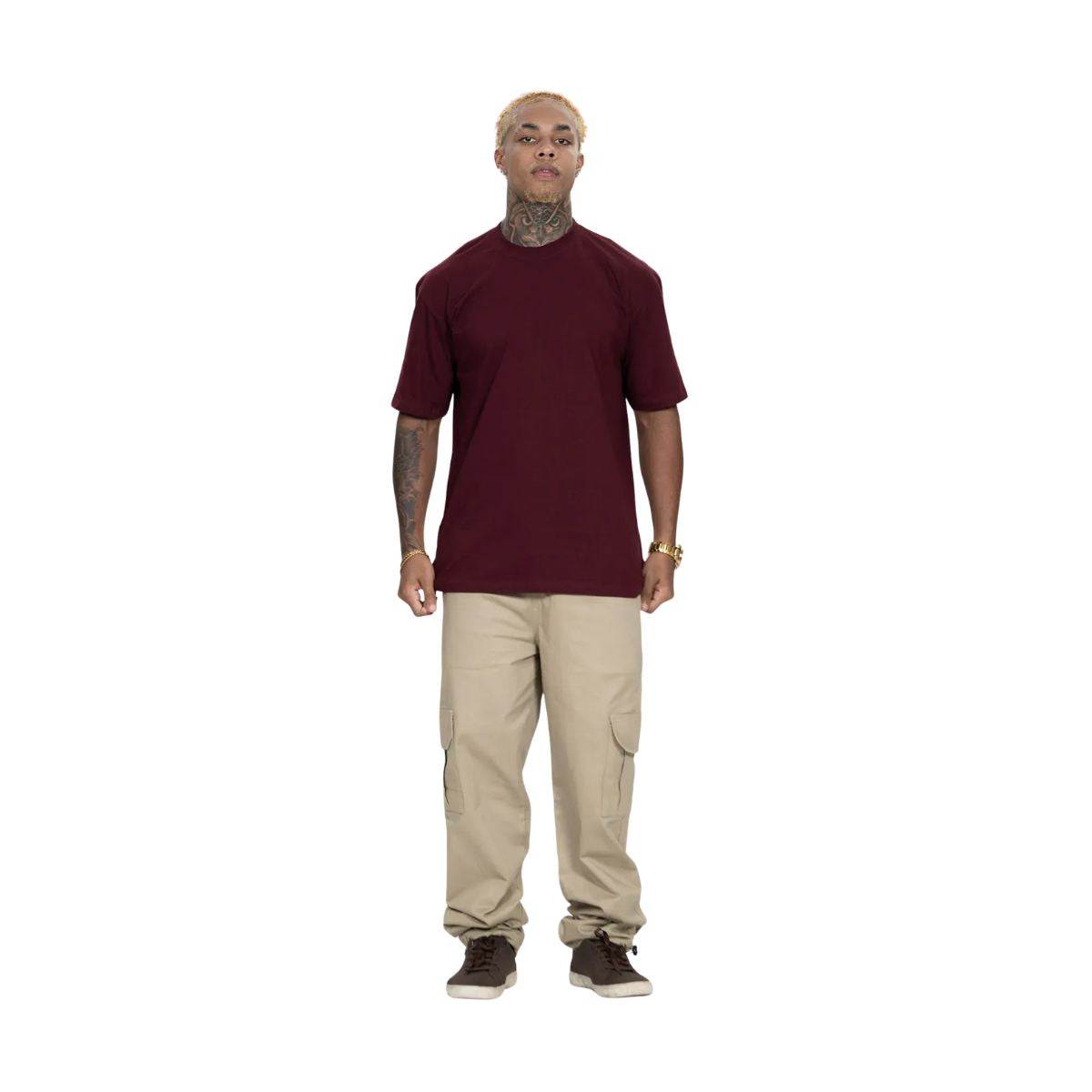 Camiseta Streetwear’30 Urban Básico 180g – Bordô