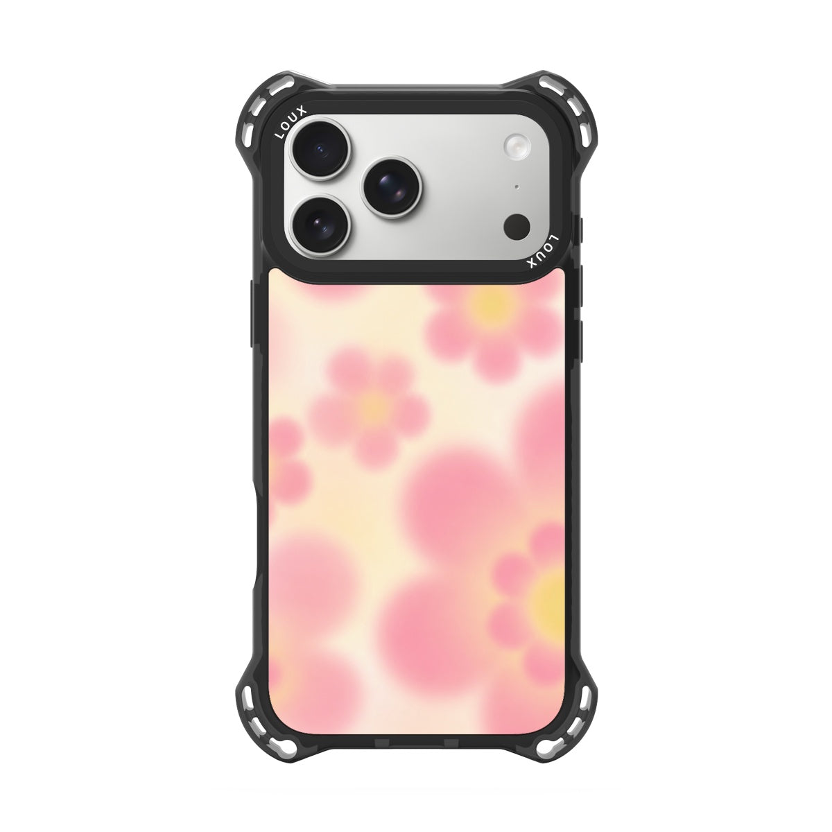 Capa Blush Bloom Para iPhone Obsidian Loux