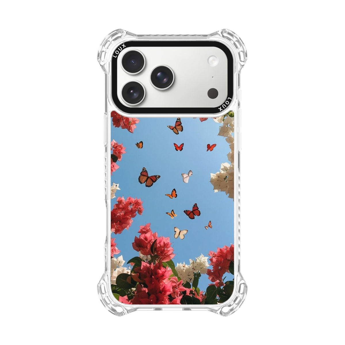 Capa Floral Breeze Para iPhone Obsidian Loux