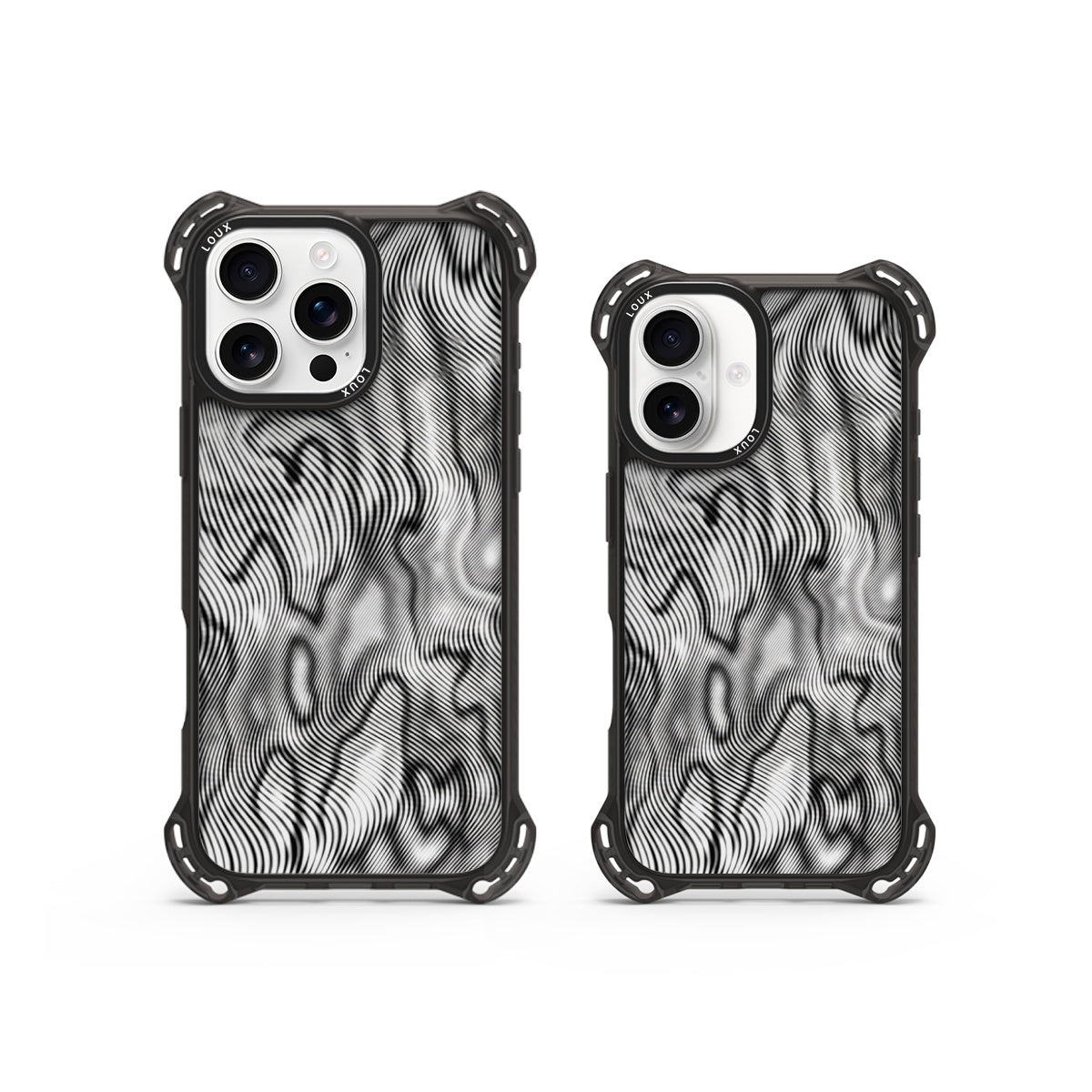Capa Resonance Field Para iPhone Obsidian Loux