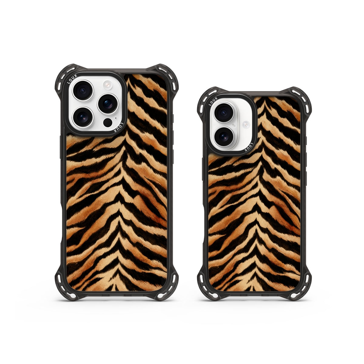 Capa Classic Tiger Para iPhone Obsidian Loux